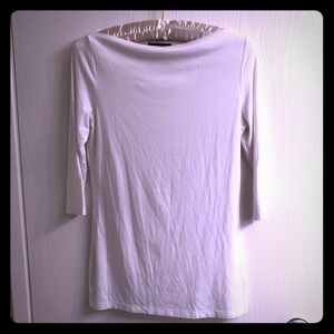 Willi Smith White Open Neck Top